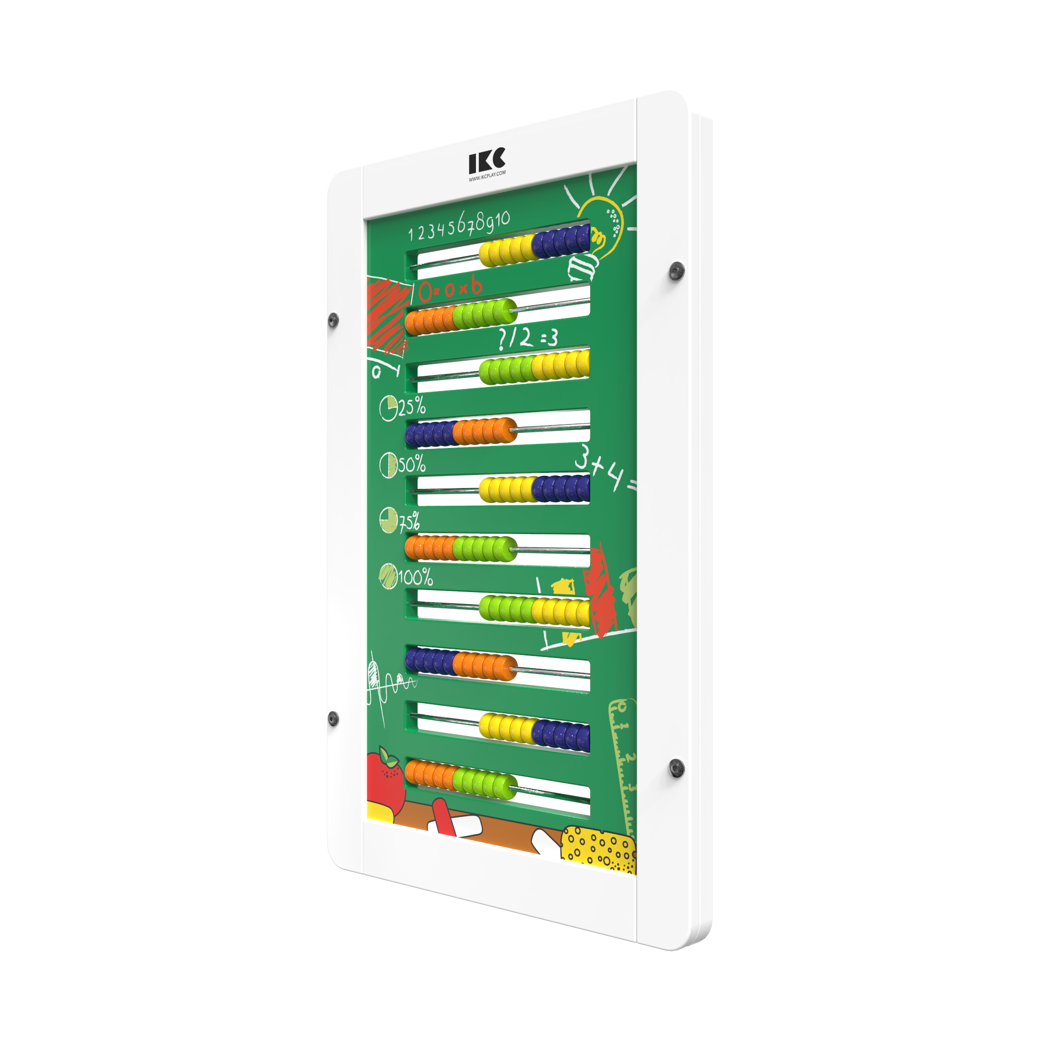 leren rekenen met dit wandspel rekenmachine | IKC Wandspellen muurspellen