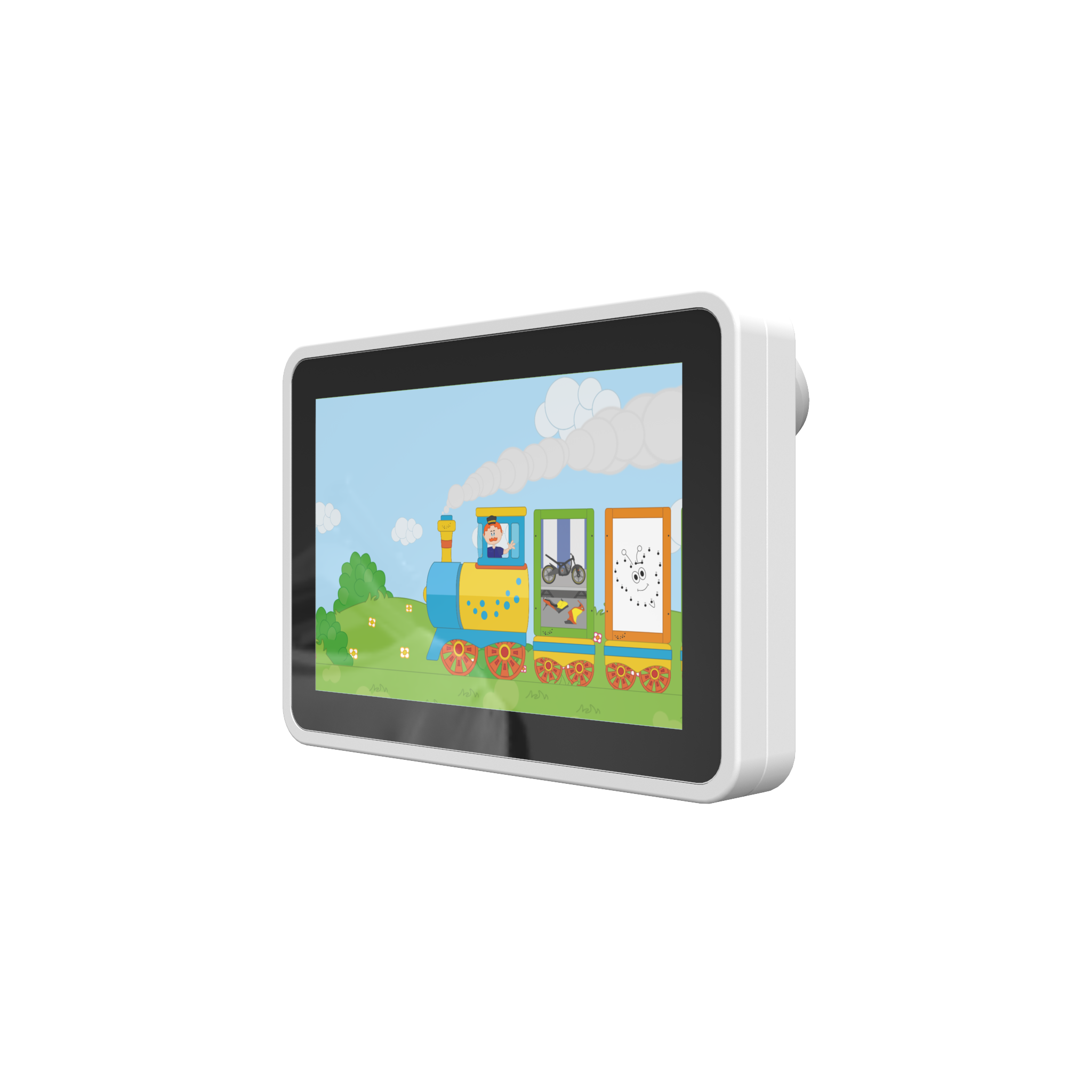 Op deze afbeelding staat een interactief speelsysteem Delta 10 inch