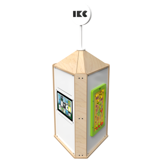 Speeltoren voor een kinderhoek met meerdere spellen interactief  | IKC speelsystemen