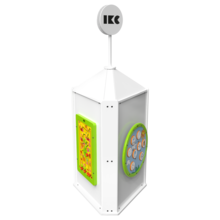 Speeltoren voor een kinderhoek met meerdere spellen interactief  | IKC speelsystemen